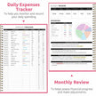 WELLTH HOUSE Budget Planner Expense Tracker Book - Wellth House