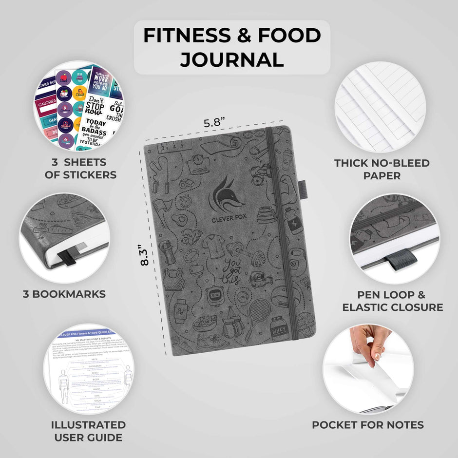 WELLTH HOUSE Fitness & Food Journal Planner - Wellth House