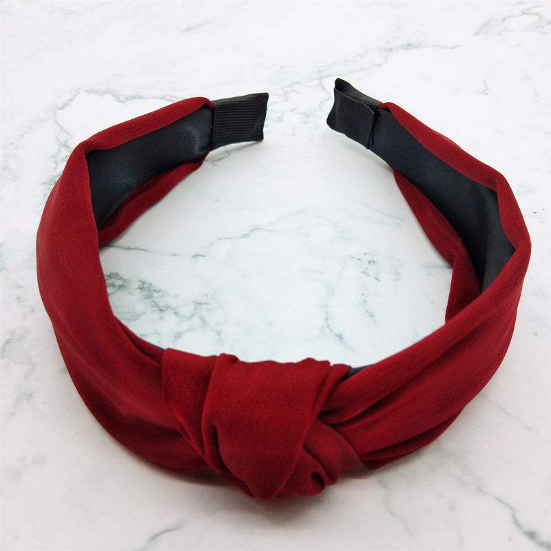 WELLTH HOUSE Houndstooth Wide-Brim Retro Headband - Wellth House