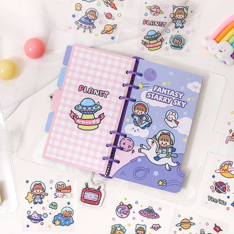 WELLTH HOUSE Cute Girly Stickers Notepad Set - Wellth House