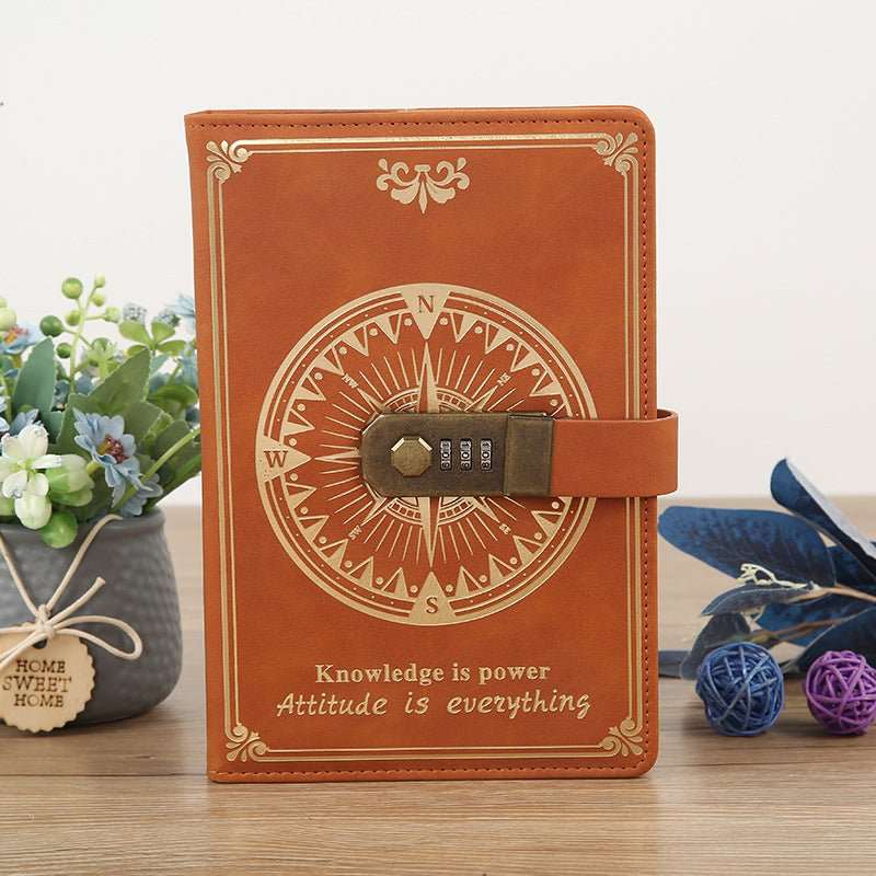 WELLTH HOUSE Business Diary Code Lock Buckle Book - Wellth House