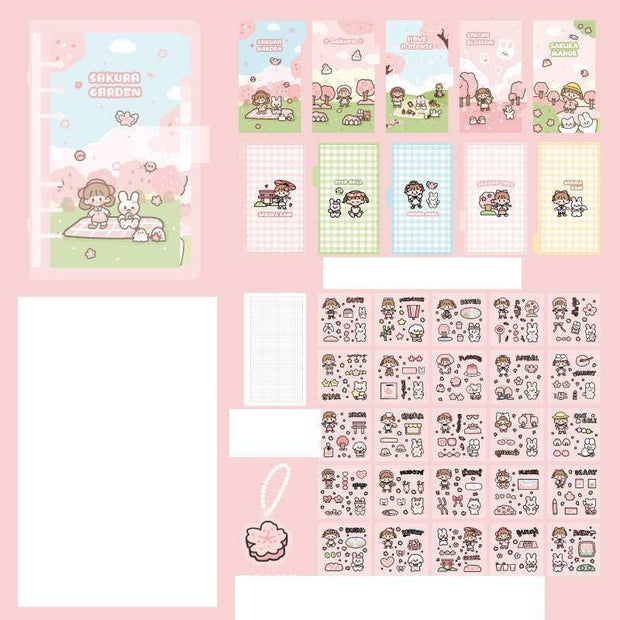 WELLTH HOUSE Cute Girly Stickers Notepad Set - Wellth House