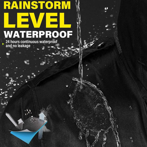 WELLTH HOUSE Waterproof Long Rain Jacket Unisex - Wellth House