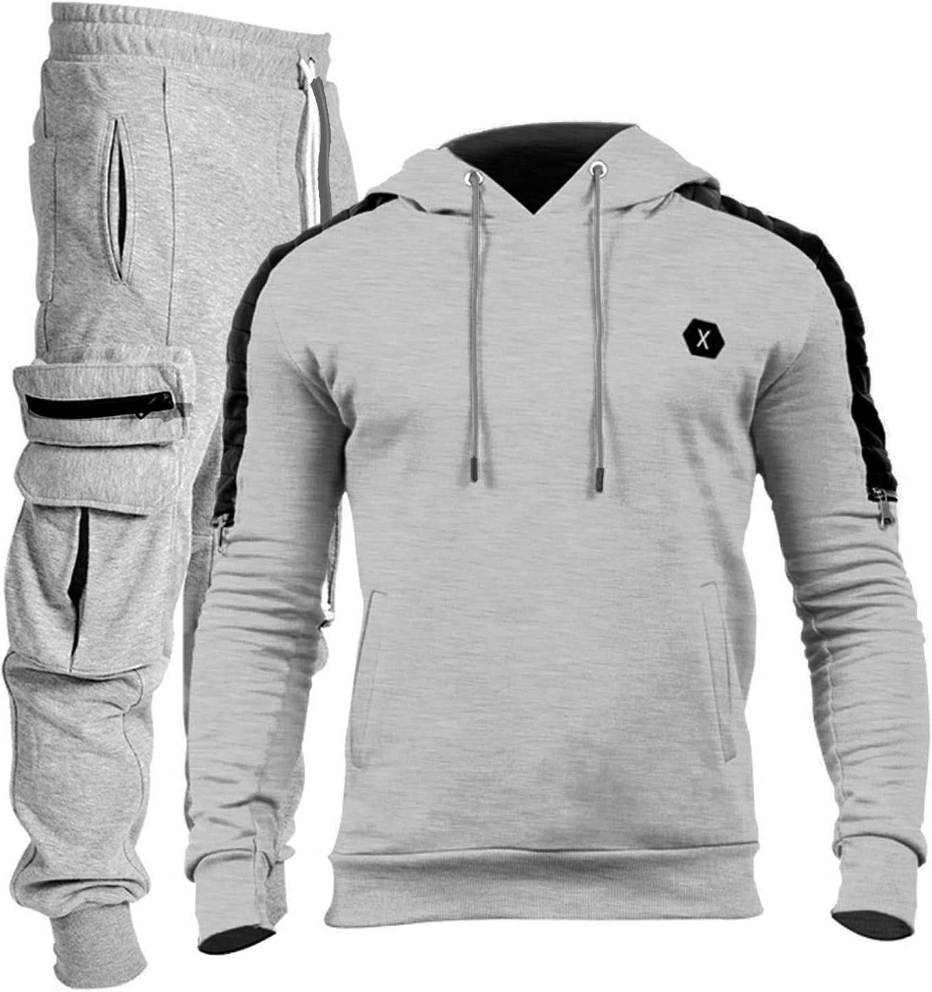 WELLTH HOUSE Men's 2 Piece Hoodie Tracksuit Set - Wellth House