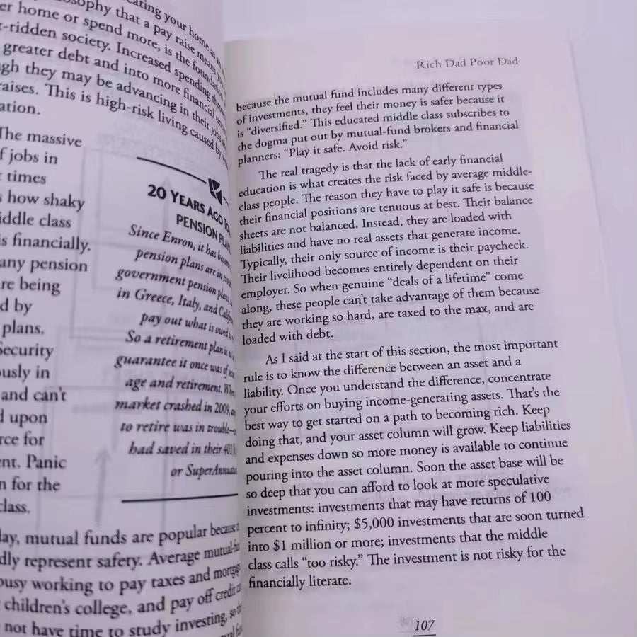 WELLTH HOUSE Rich Dad Poor Dad Finance Book - Wellth House