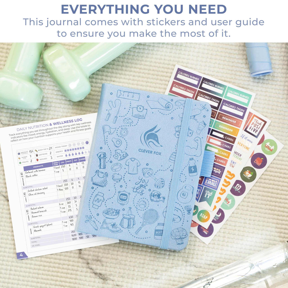 WELLTH HOUSE Fitness & Food Journal Planner - Wellth House