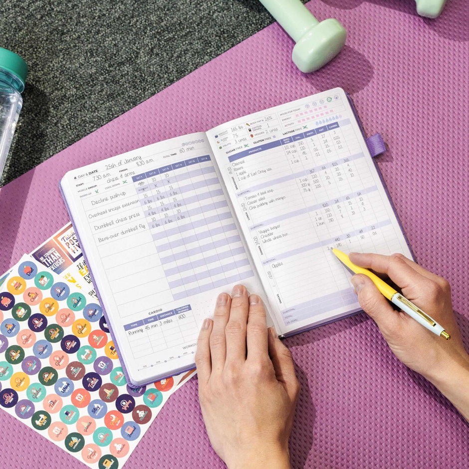 WELLTH HOUSE Fitness & Food Journal Planner - Wellth House