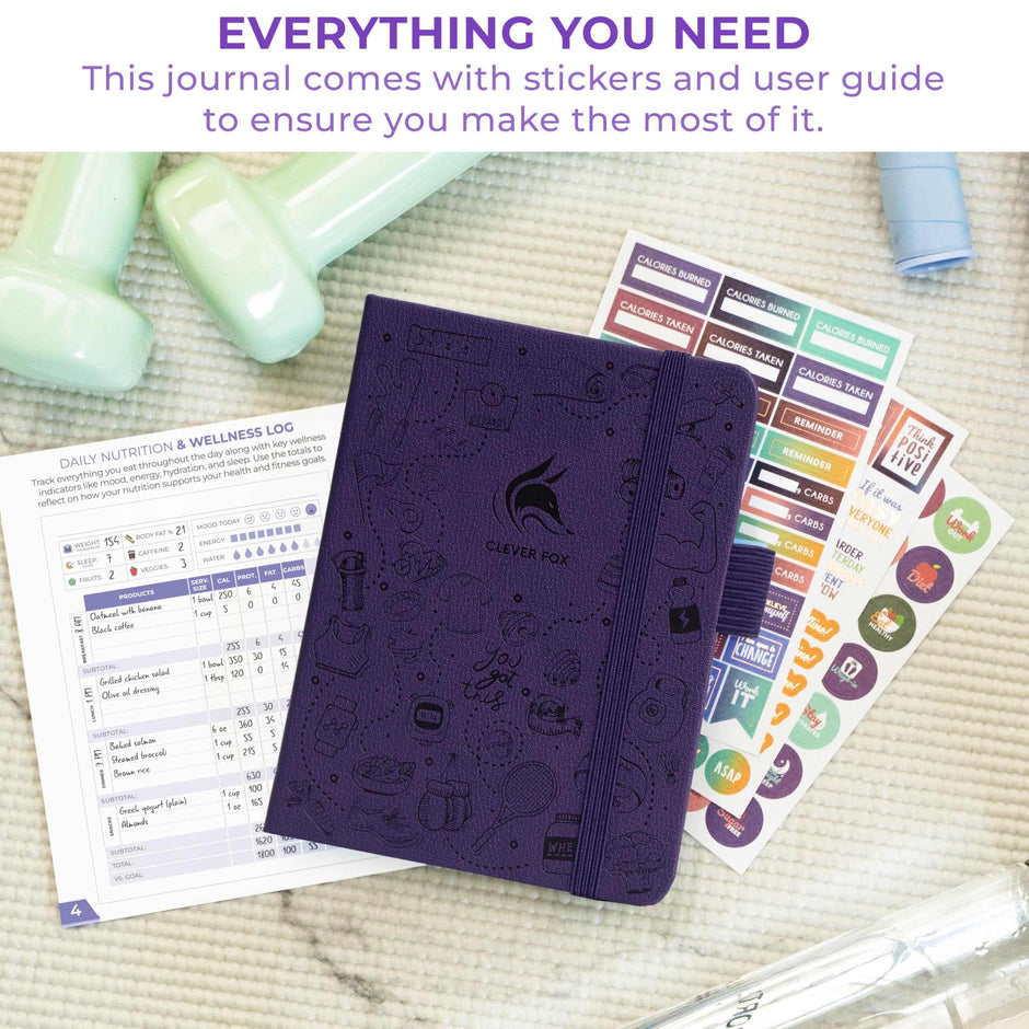 WELLTH HOUSE Fitness & Food Journal Planner - Wellth House