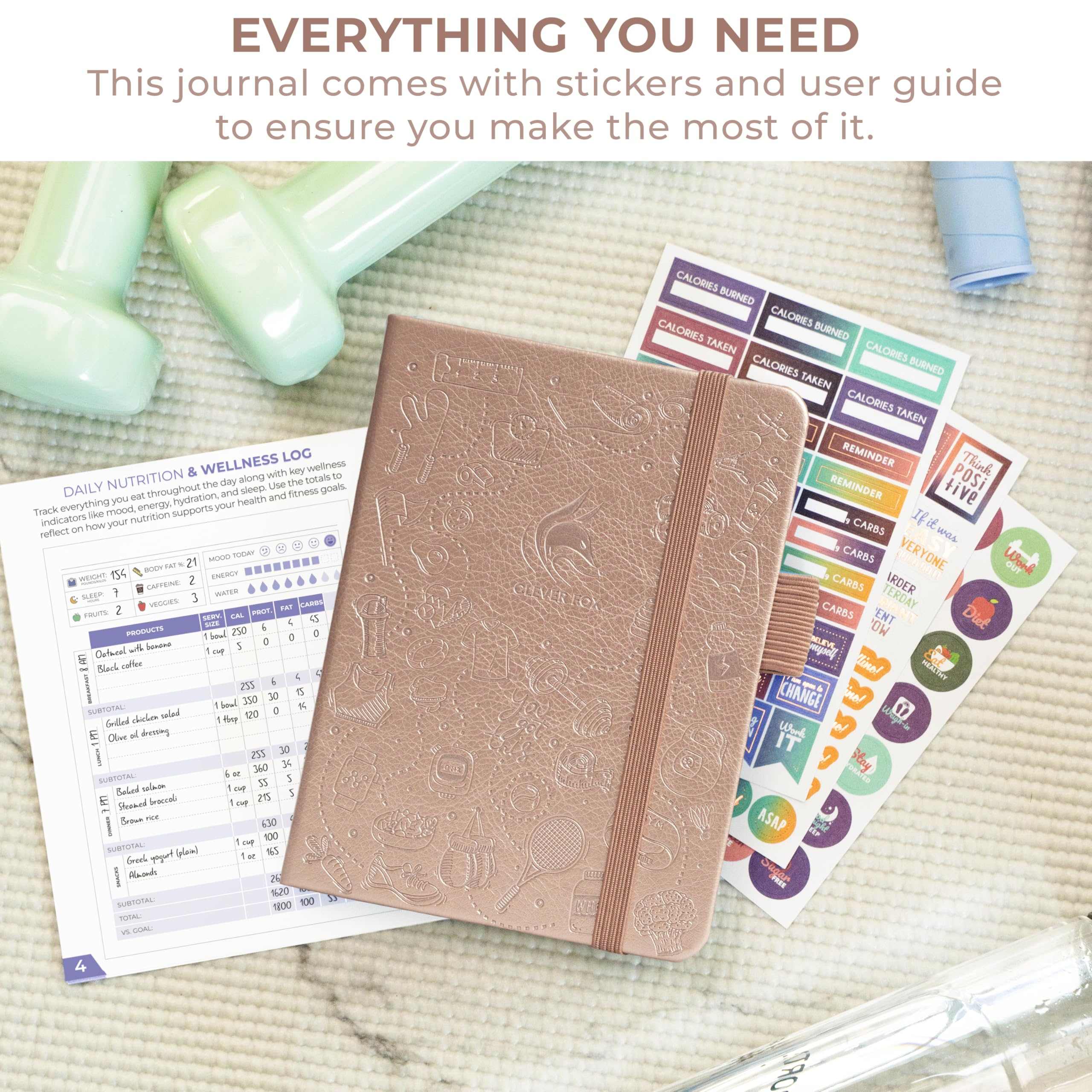 WELLTH HOUSE Fitness & Food Journal Planner - Wellth House