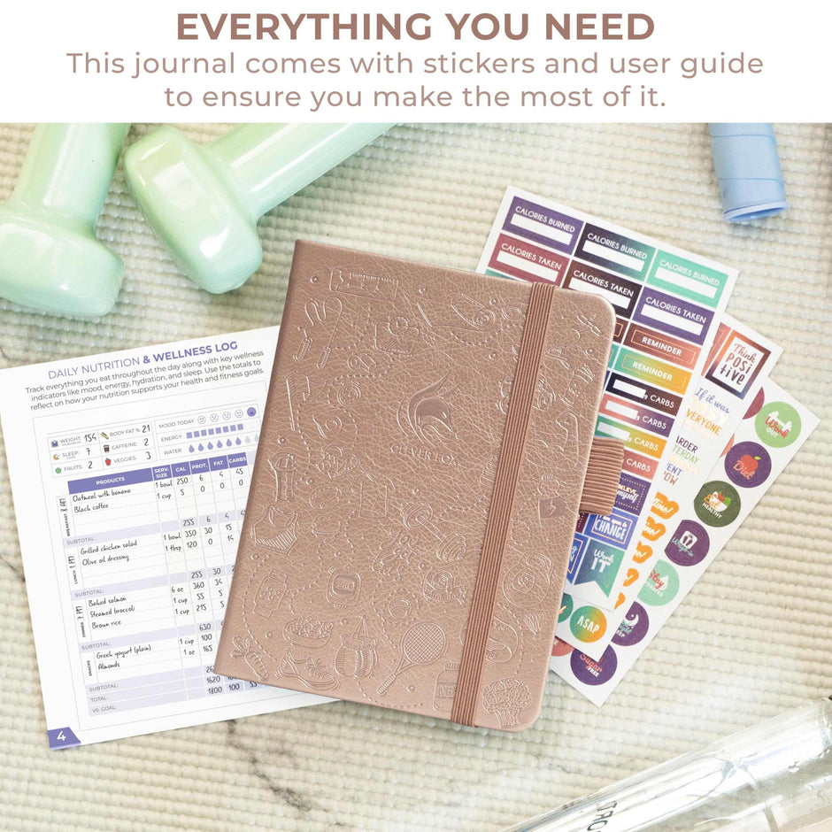 WELLTH HOUSE Fitness & Food Journal Planner - Wellth House