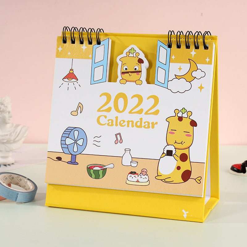 WELLTH HOUSE Cute Cartoon Bump Desk Calendar Notepad - Wellth House