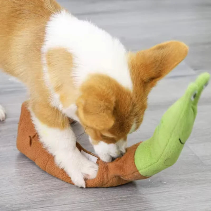 Snail Shaped Pet Toys for Dogs and Cats Odor Hiding Food Mat Training Puzzles Fun Sniffing Interactive Play Pet Supplies
