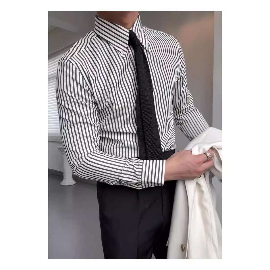 WELLTH HOUSE Spring Seersucker Series Shirt Men - Wellth House