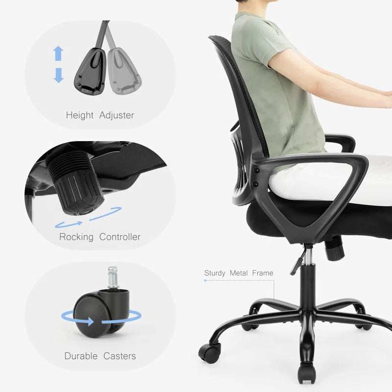 WELLTH HOUSE Drusilla Ergonomic Mesh Task Chair - Wellth House