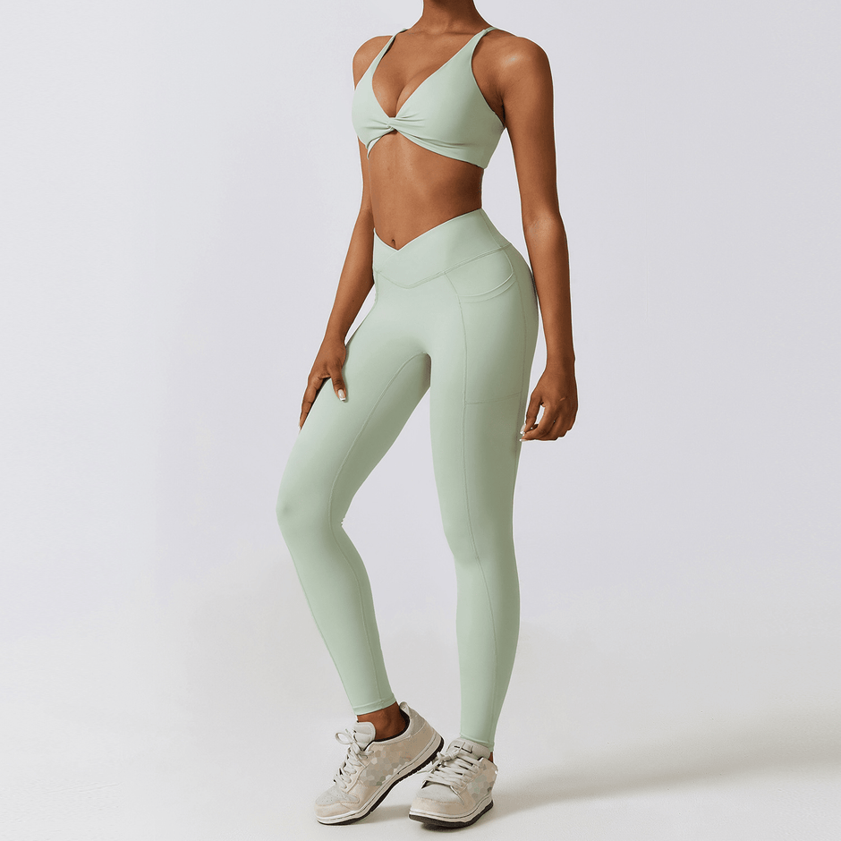 WELLTH HOUSE Women's Yoga Exercise Suit Set - Wellth House