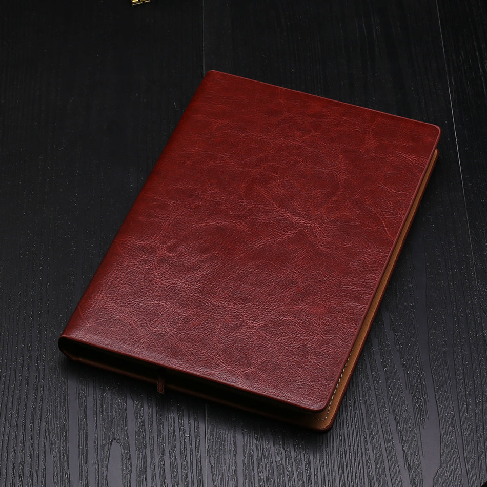 Custom A5 Vintage PU Leather Business Notebook