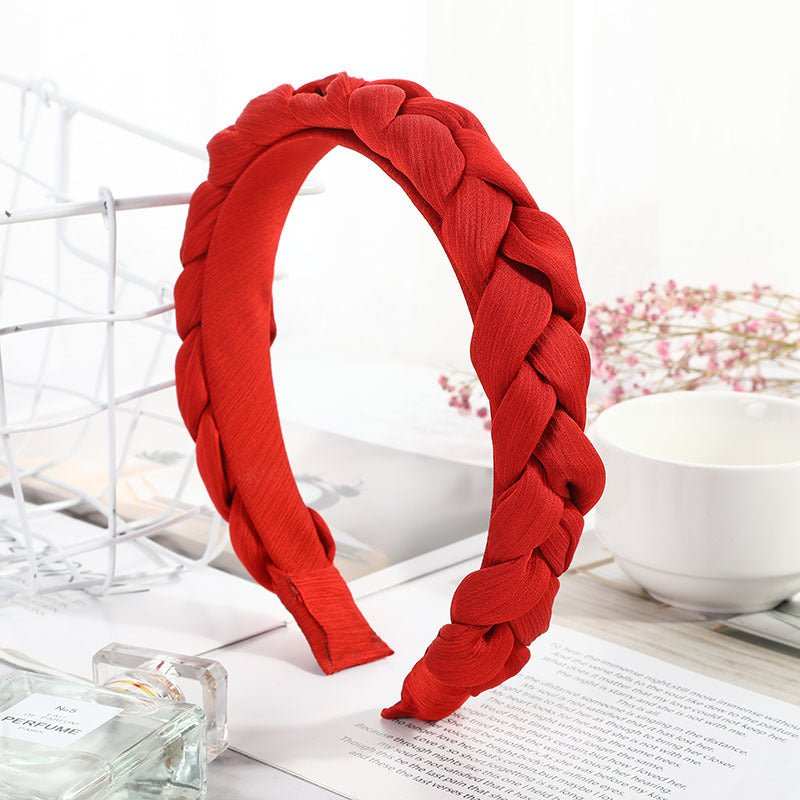 WELLTH HOUSE Houndstooth Wide-Brim Retro Headband - Wellth House