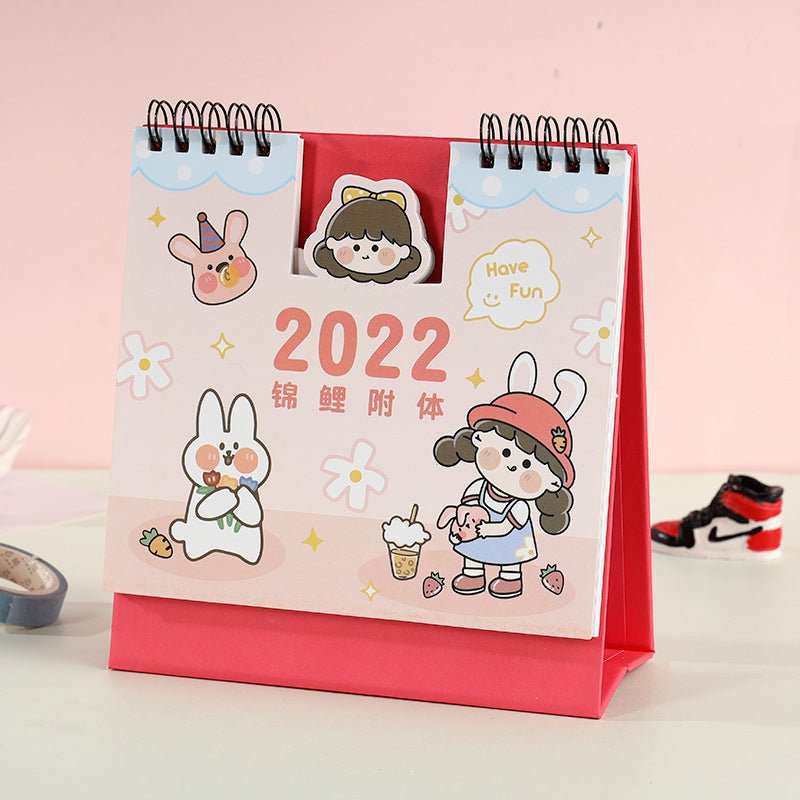 WELLTH HOUSE Cute Cartoon Bump Desk Calendar Notepad - Wellth House