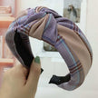 WELLTH HOUSE Houndstooth Wide-Brim Retro Headband - Wellth House