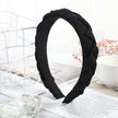 WELLTH HOUSE Houndstooth Wide-Brim Retro Headband - Wellth House