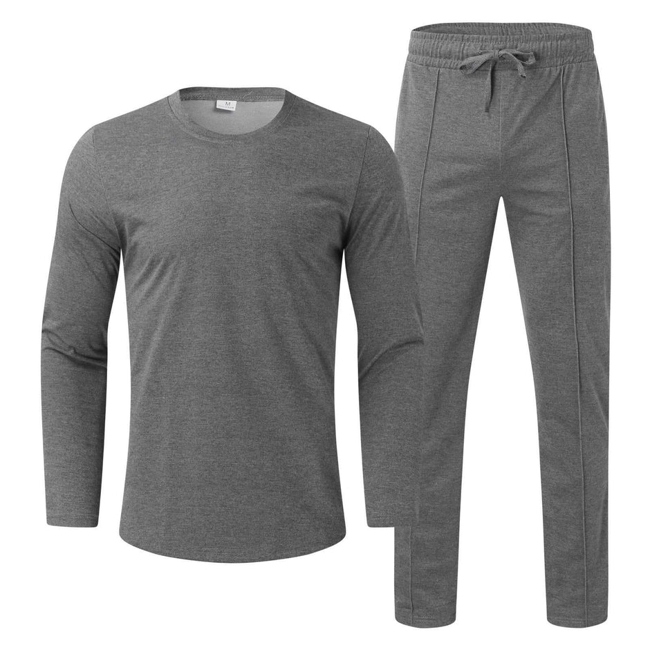 WELLTH HOUSE Men's Tracksuit T-Shirt Pants Set - Wellth House