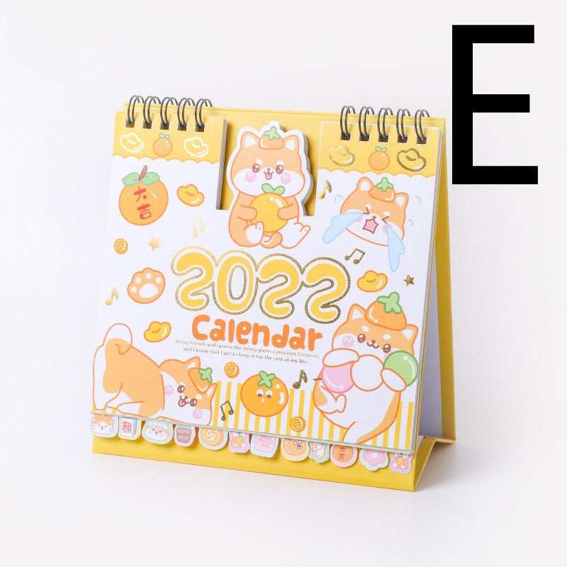 WELLTH HOUSE Cartoon Bump Desktop Notepad Calendar - Wellth House
