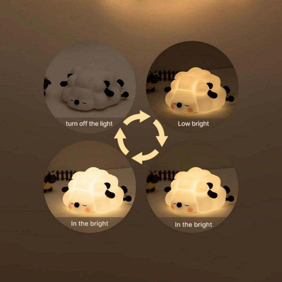 WELLTH HOUSE Cute Silicone LED Night Light Lamp - Wellth House