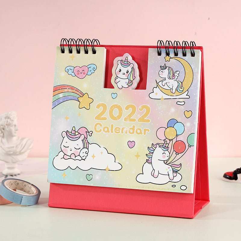 WELLTH HOUSE Cute Cartoon Bump Desk Calendar Notepad - Wellth House