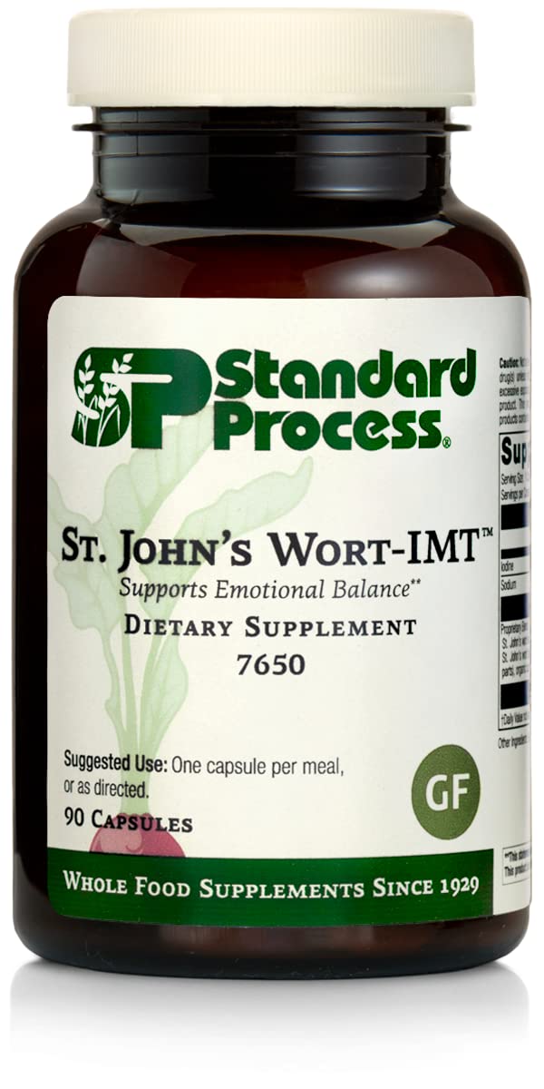 Standard Process St Johns Wort-IMT - Mental Health and Stress Relief Supplement