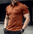 WELLTH HOUSE Men's Muscle Exercise Polo Shirt - Wellth House
