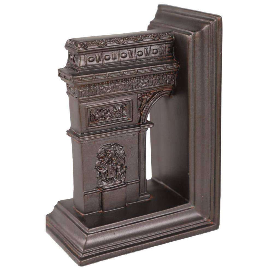 WELLTH HOUSE Dark Brown Arc De Triomphe Bookends - Wellth House