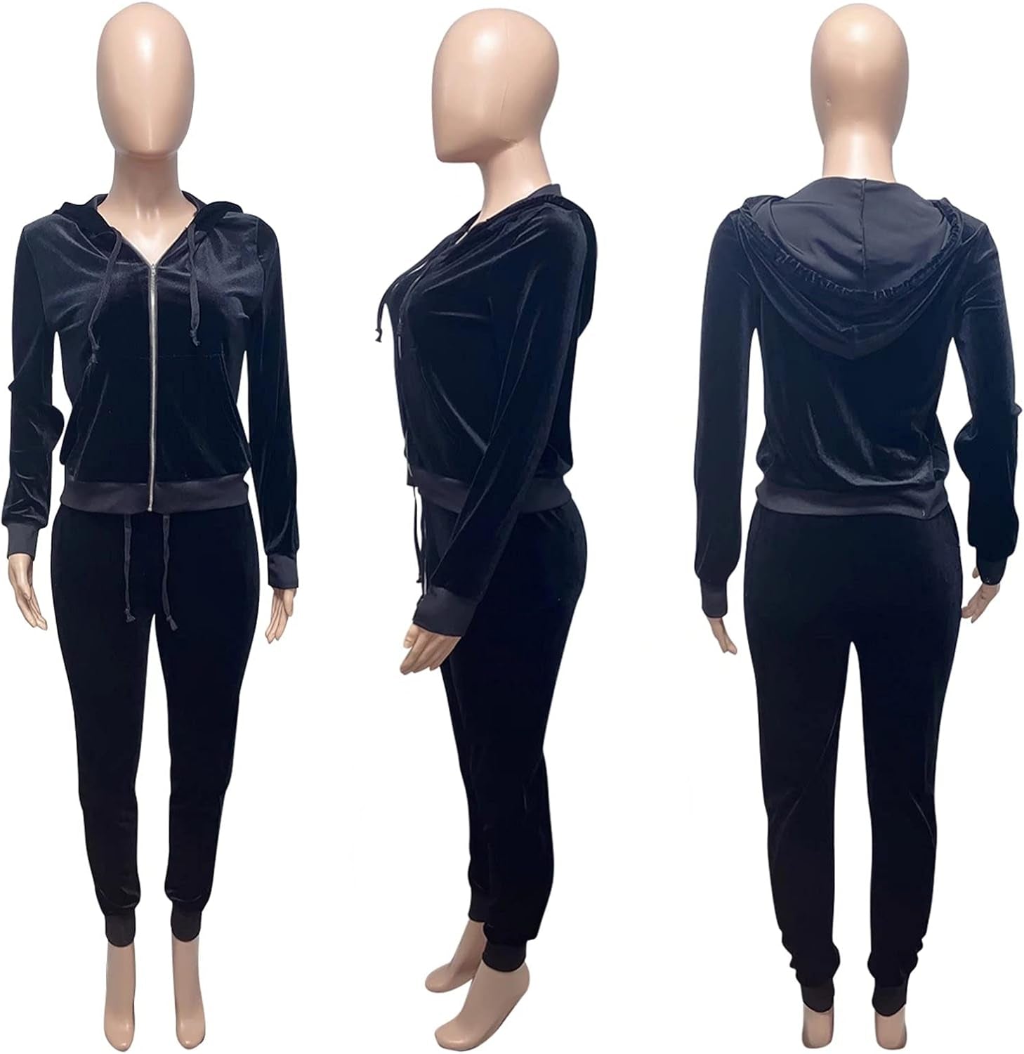 WELLTH HOUSE Women's Velour Tracksuit Set - Wellth House