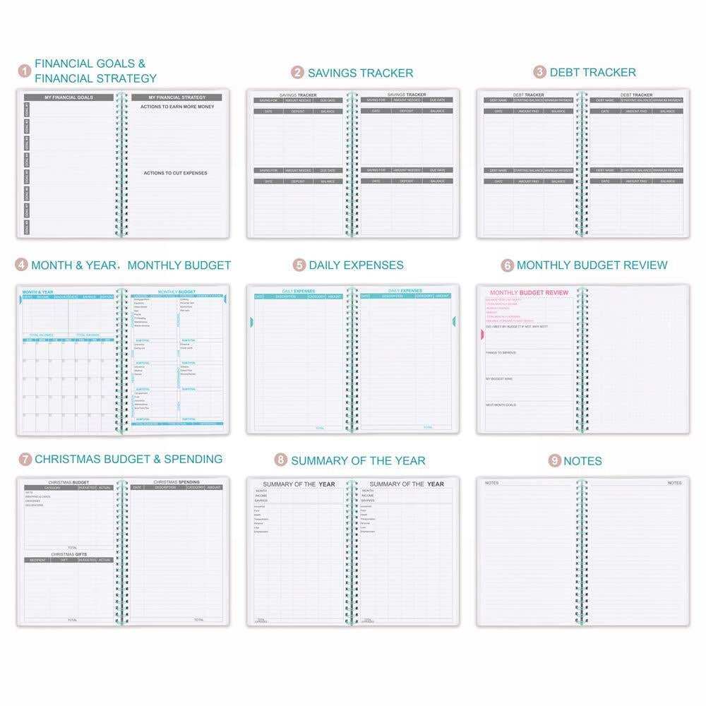 WELLTH HOUSE Undated Budget Planner Notebook - Wellth House
