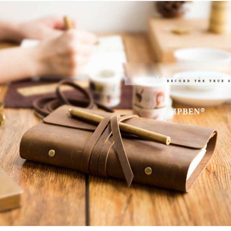WELLTH HOUSE Retro Three-Fold Travel Diary Notepad - Wellth House