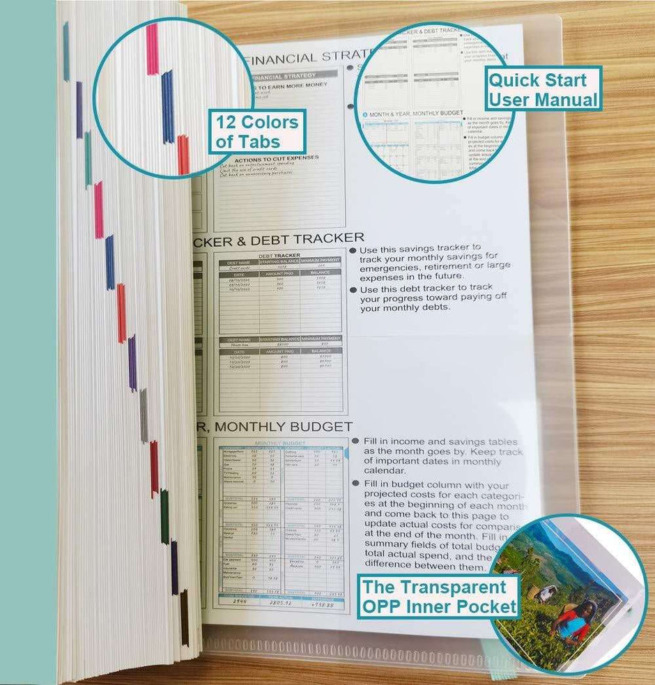 WELLTH HOUSE Undated Budget Planner Notebook - Wellth House