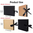 WELLTH HOUSE DIY Black Kraft Paper Scrapbook Album - Wellth House