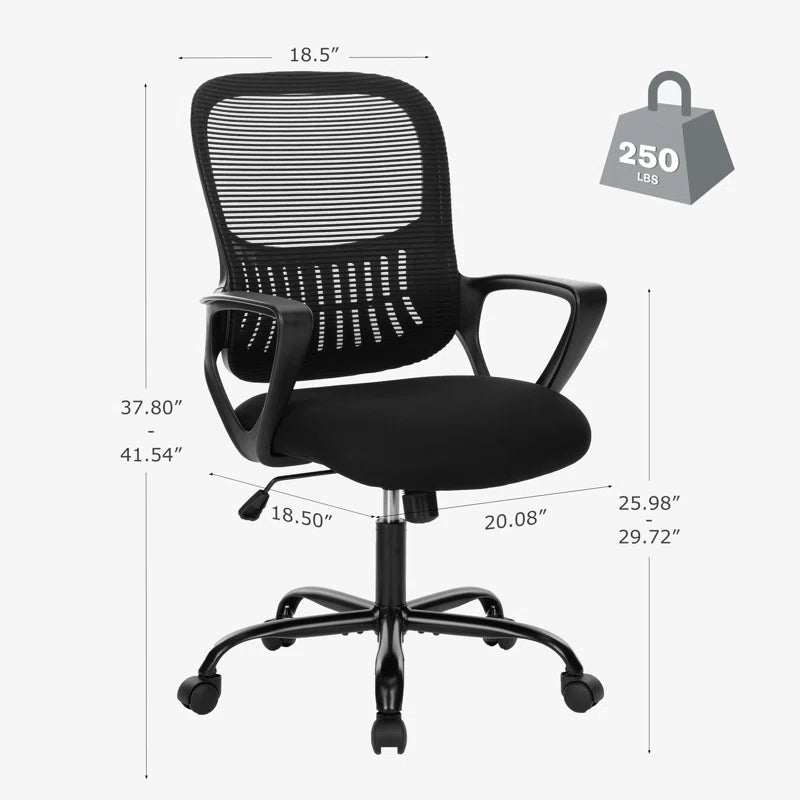 WELLTH HOUSE Drusilla Ergonomic Mesh Task Chair - Wellth House