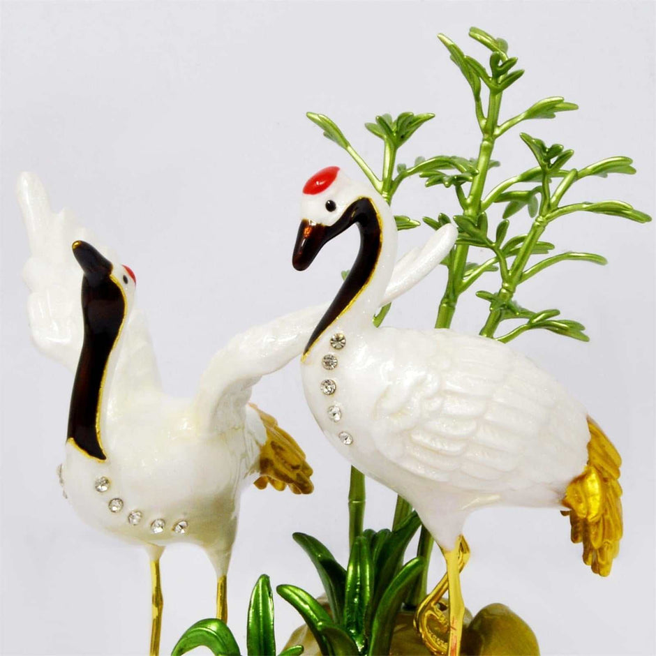 WELLTH HOUSE Feng Shui Crane Decor Statue Set - Wellth House