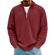 WELLTH HOUSE Men's Corduroy Zipper Collar Sweatshirt - Wellth House