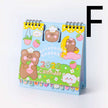 WELLTH HOUSE Cartoon Bump Desktop Notepad Calendar - Wellth House