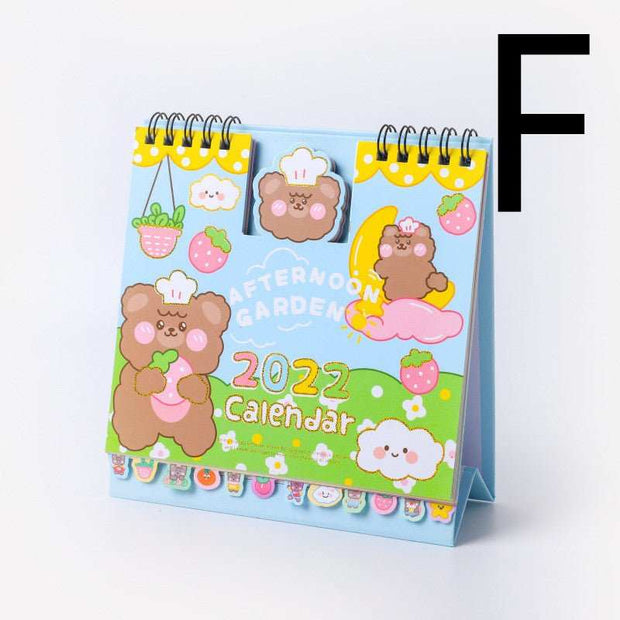 WELLTH HOUSE Cartoon Bump Desktop Notepad Calendar - Wellth House