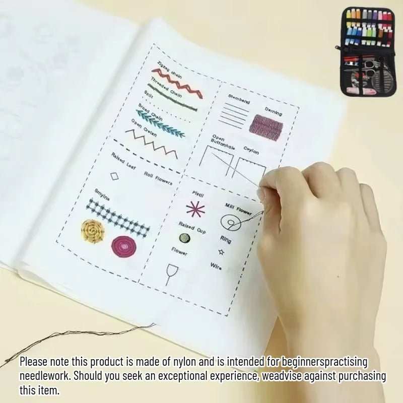 WELLTH HOUSE Embroidery Sewing DIY Stitch Book - Wellth House