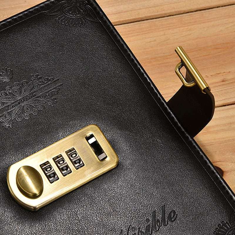 WELLTH HOUSE Vintage Password Lock Diary Book - Wellth House