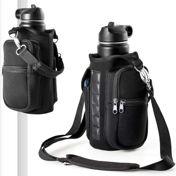 WELLTH HOUSE Magnetic Gym Water Bottle Holder Bag - Wellth House