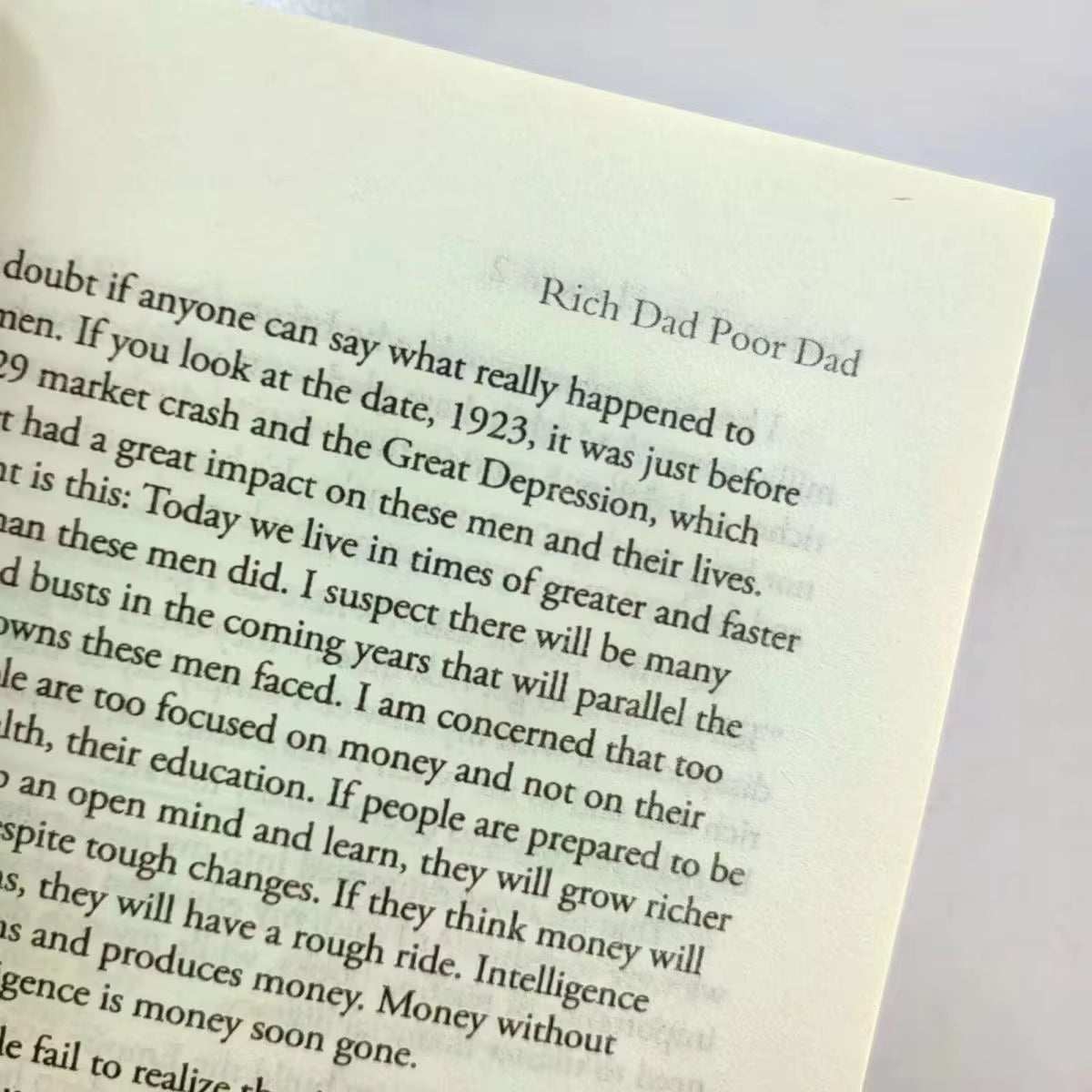 WELLTH HOUSE Rich Dad Poor Dad Finance Book - Wellth House