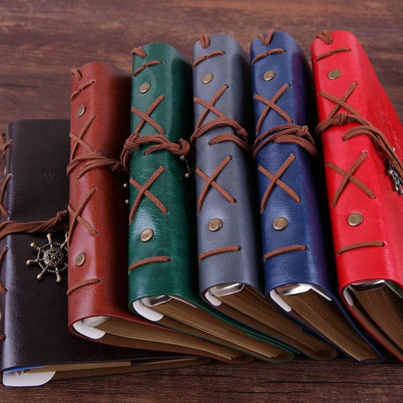 WELLTH HOUSE Vintage Pirate Ship Leather Journal - Wellth House