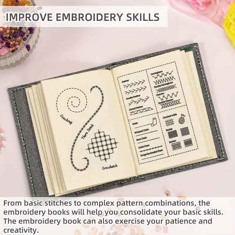 WELLTH HOUSE Embroidery Sewing DIY Stitch Book - Wellth House