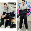WELLTH HOUSE Men's Hooded Athletic Tracksuit Set - Wellth House