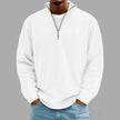 WELLTH HOUSE Men's Corduroy Zipper Collar Sweatshirt - Wellth House