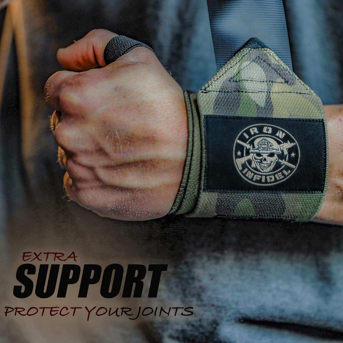 WELLTH HOUSE Weightlifting Wrist Wraps 18 Inch - Wellth House